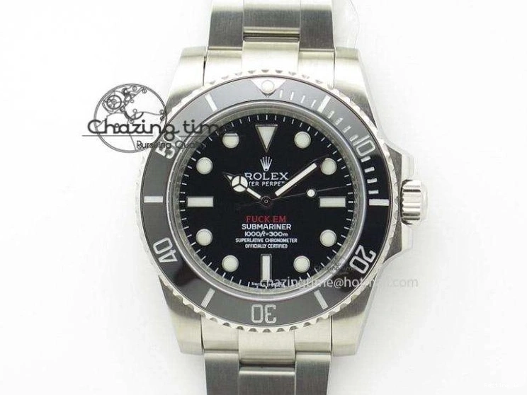 1230 GoodFit Submariner 114060 No Date Black Ceramic Noob 1:1 Best Edition 904L SS Case and Bracelet SA3130 V 3071